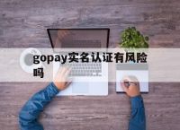 gopay实名认证有风险吗,gopay是什么东西,正规吗