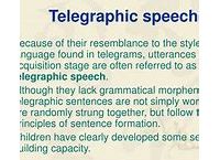 telegraphicspeechstage的简单介绍