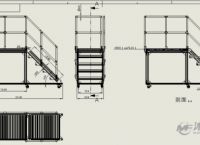 梯子图纸怎么画,梯子图纸怎么画图
