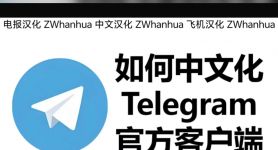 关于telegeram怎么设置中文教学的信息