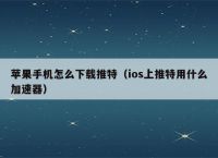 国内上twitter用什么加速器苹果,国内上twitter用什么加速器苹果电脑