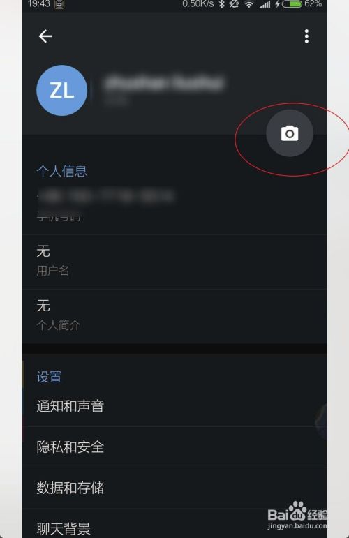 关于telegram修改host的信息