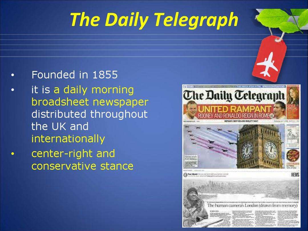 [英国telegraph是哪个报]the telegraph是什么报