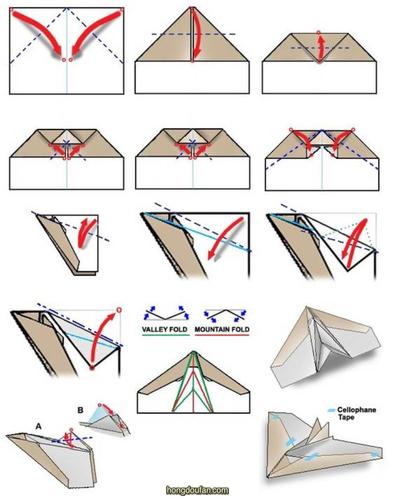 纸飞机如何折,纸飞机如何折法