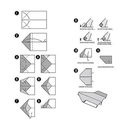 纸飞机如何折,纸飞机如何折法