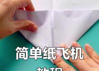 叠纸飞机视频教程,叠纸飞机视频教程简单版