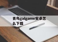 包含青鸟galgame安卓怎么下载的词条