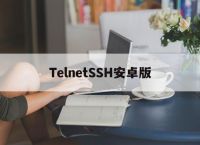 TelnetSSH安卓版,手机telnetssh助手