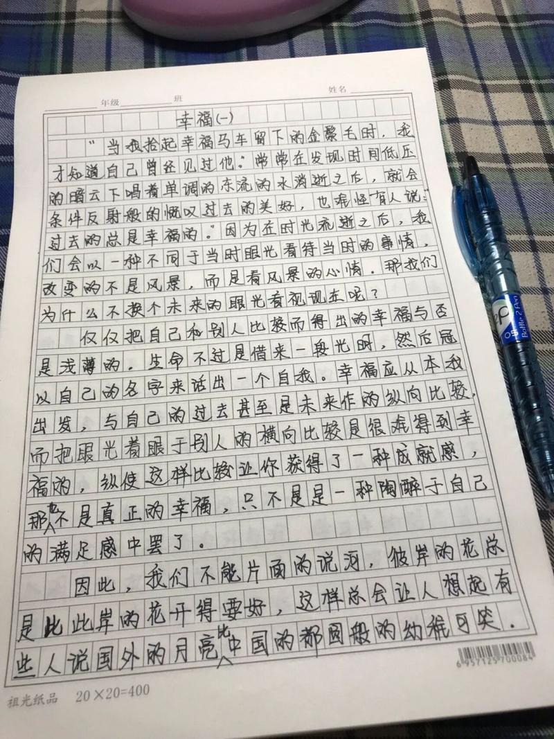 那一刻我发现了幸福,那一刻我发现了美好作文800字