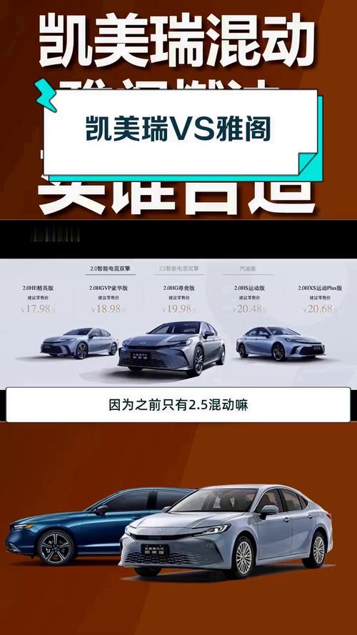家用凯美瑞还是雅阁好？选择不再难，一次读懂！