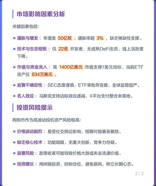 狗狗币预计将引起轰动,狗狗币预测最高能涨到多少