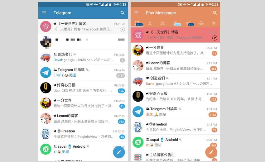 关于telegram和telegrammessenger的信息