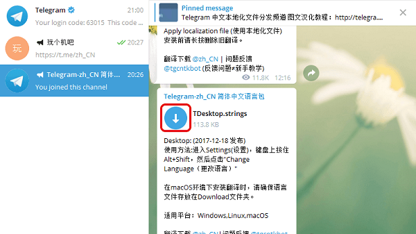 关于Telegram软件苹果手机的信息
