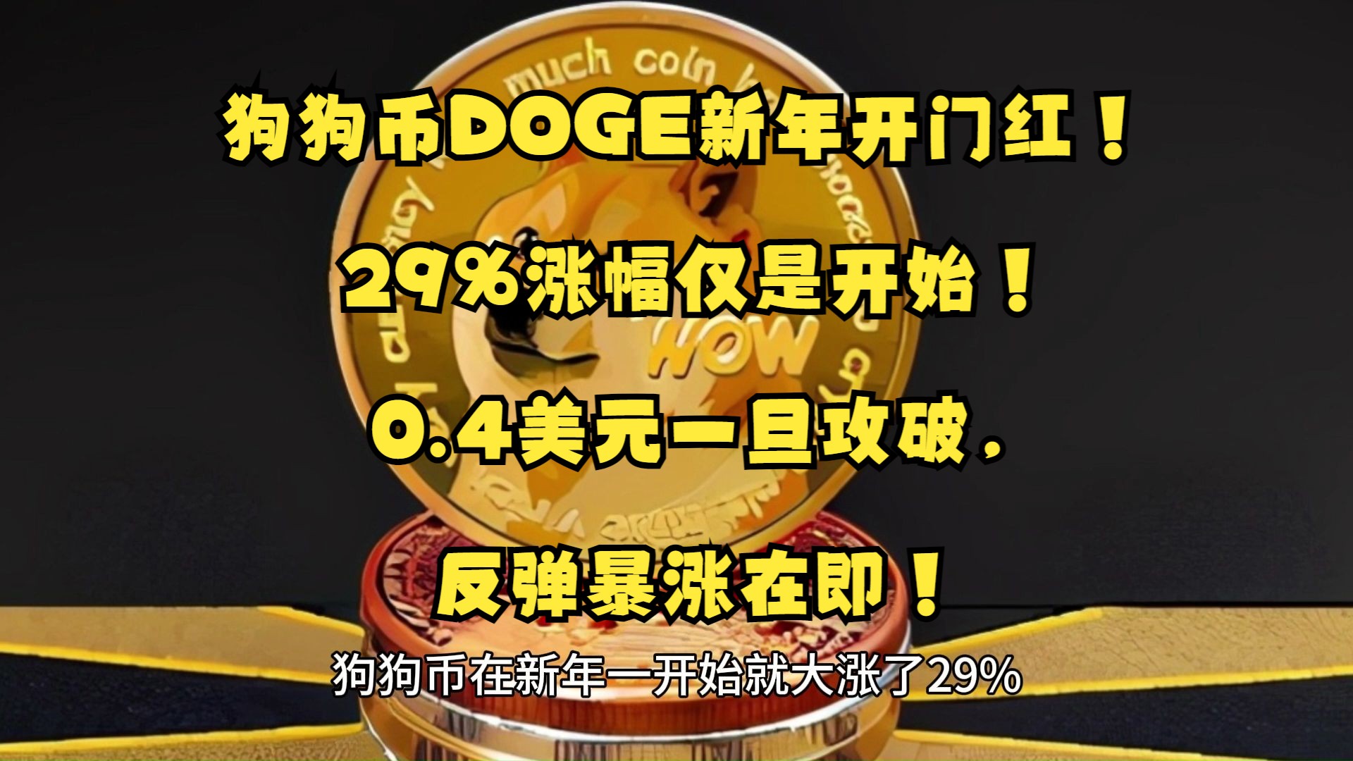 狗狗币涨200倍,狗狗币正在大涨会是下一个千倍币吗?